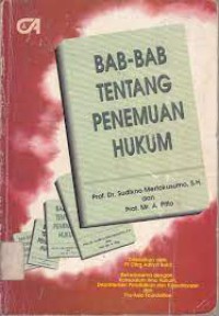 Bab-bab Tentang Penemuan Hukum