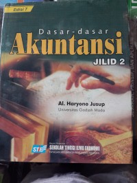 Dasar-dasar akuntansi jilid 2