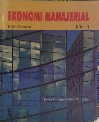 Ekonomi manajerial jilid II