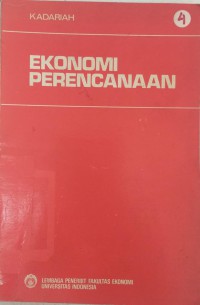 Ekonomi perencanaan