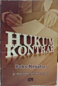 Hukum kontrak buku 1