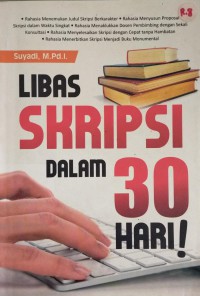 Libas skripsi dalam 30 hari