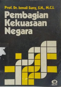 Pembagian kekuasaan negara