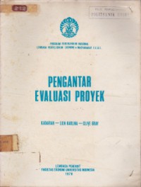 Pengantar Evaluasi Proyek