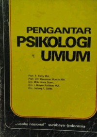 PENGANTAR PSIKOLOGI UMUM