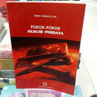 Pokok-Pokok Hukum Perdata