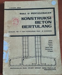 Soal & Penyelesaian Konstruksi Beton Bertulang