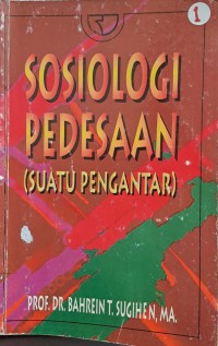 Sosiologi Pedesaan (Suatu Pengantar)