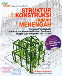 struktur konstruksi rumah menengah